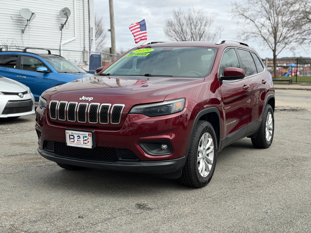 Red 2019 Jeep Cherokee Latitude 4WD SUV / Crossover Four-Wheel Drive Automatic