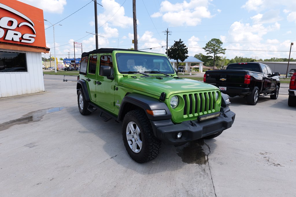 Used Car 2018 Jeep Wrangler Unlimi  Sport For Sale Under $25,000 In Baker, Louisiana