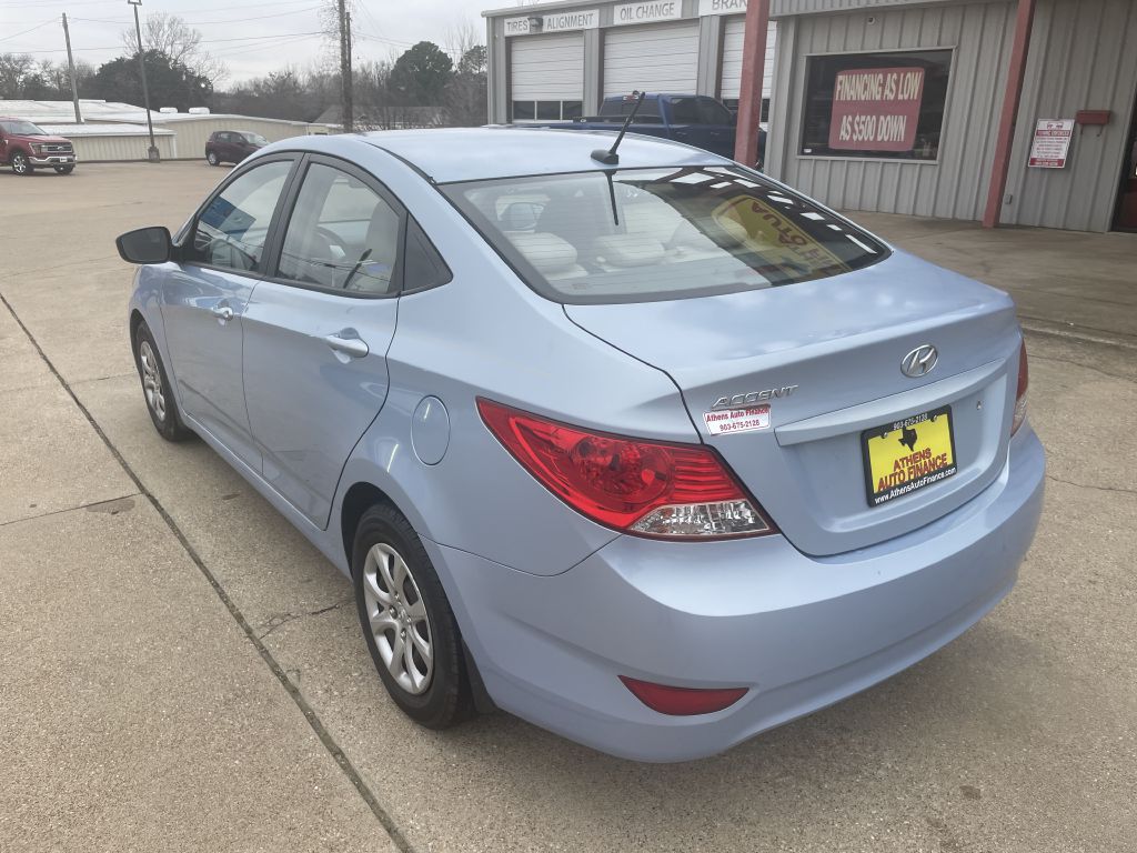 HYUNDAI ACCENT 2012 HYUNDAI ACCENT KMHCT4AEXCU123223