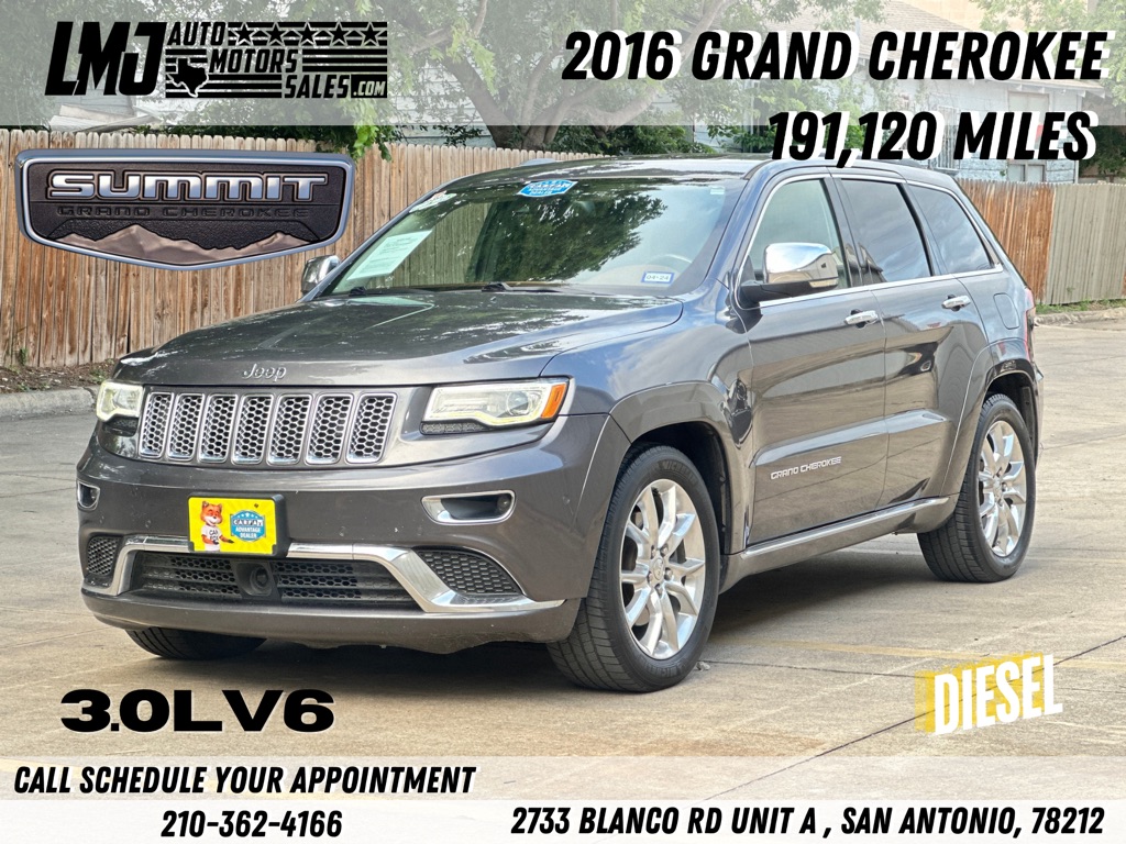 2016 Jeep Grand Cherokee Summit 4WD