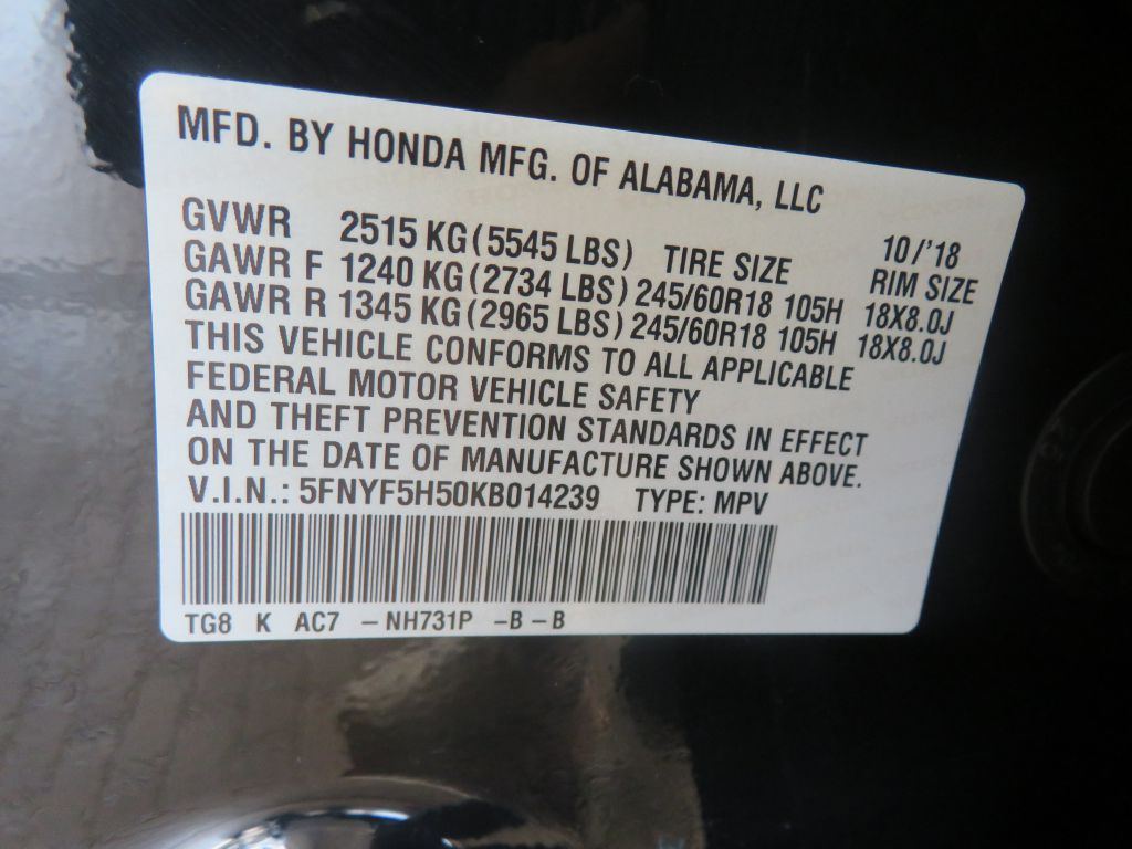 Photo 82 of this HONDA PILOT