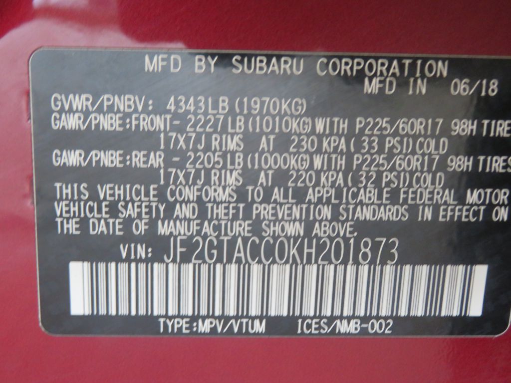 Photo 68 of this SUBARU CROSSTREK