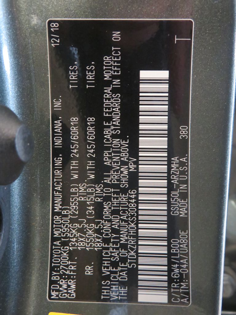 Photo 85 of this TOYOTA HIGHLANDER