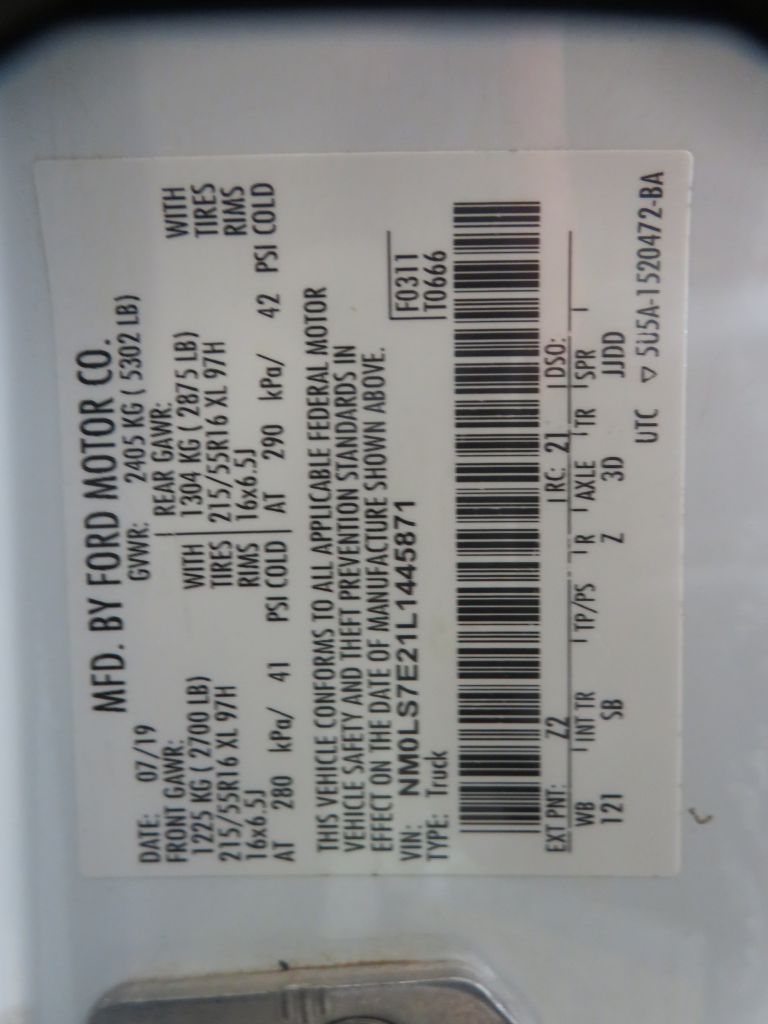 Photo 78 of this FORD TRANSIT CONNECT