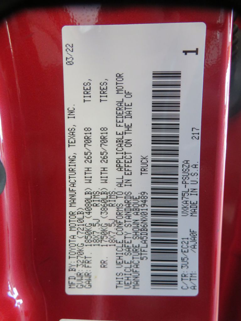 Photo 80 of this TOYOTA TUNDRA
