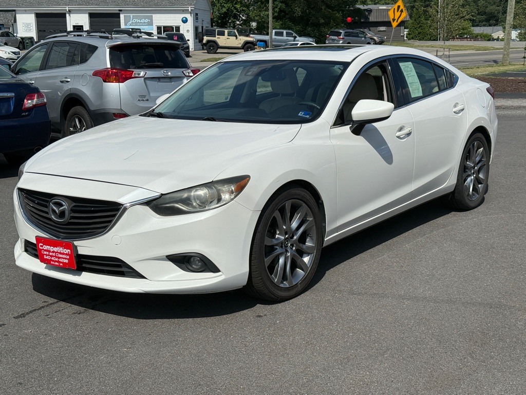 White 2014 Mazda MAZDA6 i Grand Touring Sedan Front-Wheel Drive Automatic