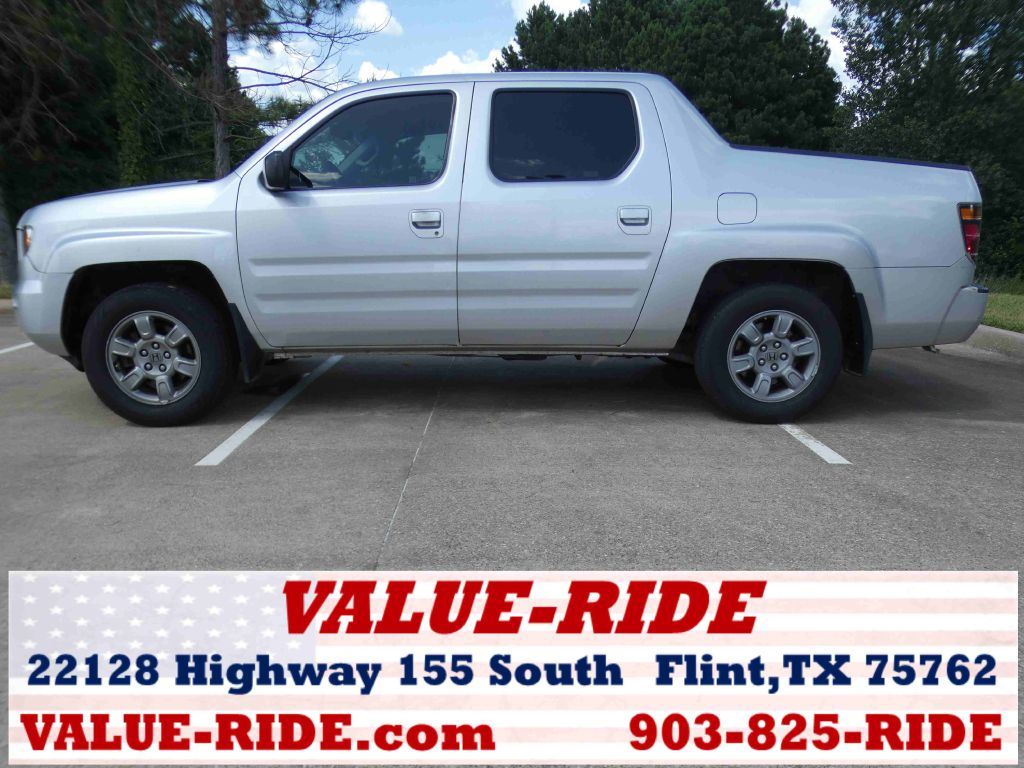 Silver 2008 Honda Ridgeline Pickup Truck Four-Wheel Drive Automatic
