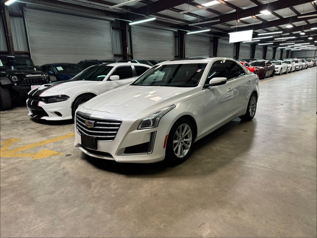 White 2019 Cadillac CTS Sedan Rear-Wheel Drive Automatic