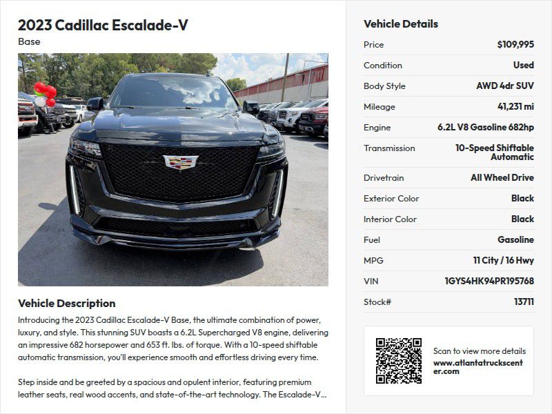 Photo 29 of this CADILLAC ESCALADE V