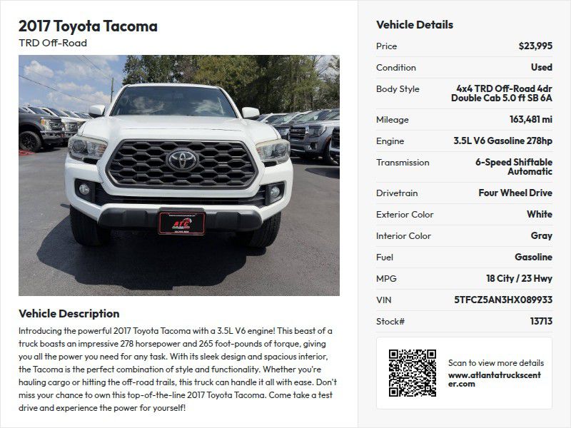 Photo 23 of this TOYOTA TACOMA TRD OFF
