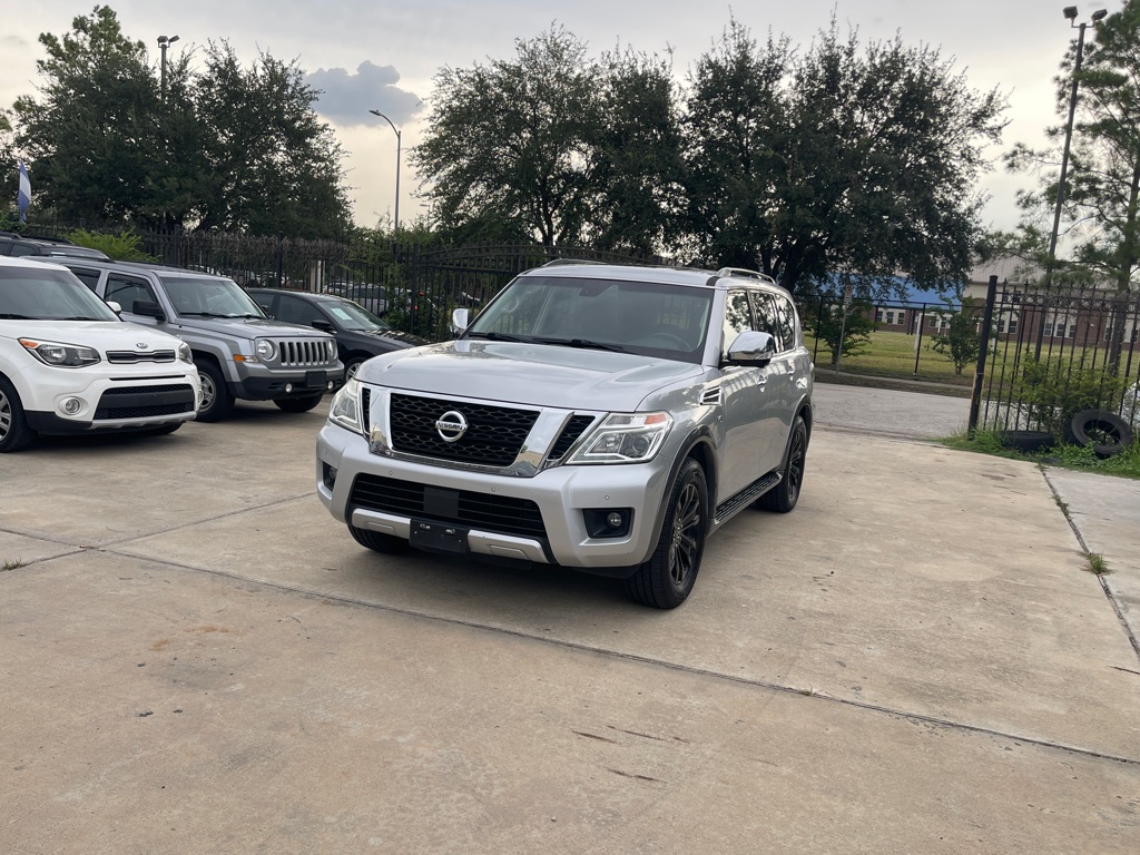Silver 2017 Nissan Armada Platinum SUV / Crossover 4X2 Automatic