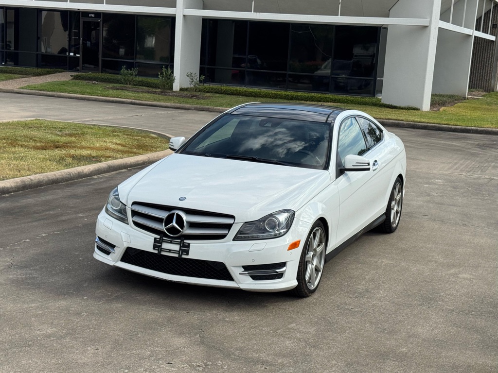 White 2013 Mercedes-Benz C-Class C 350 Coupe 4MATIC Coupe All-Wheel Drive Automatic