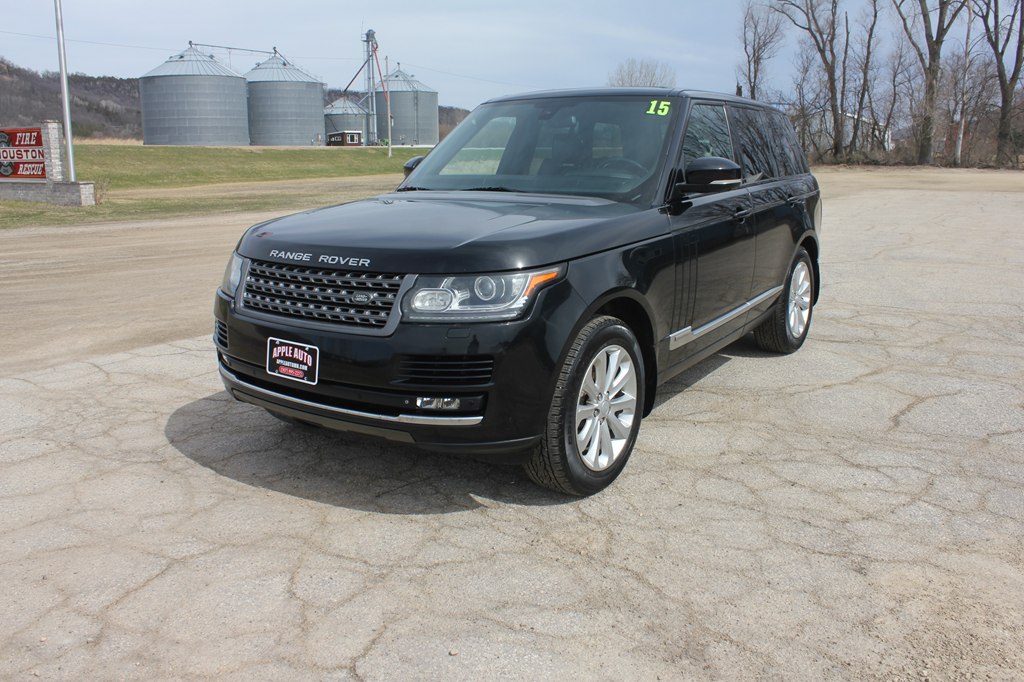 Black 2015 Land Rover Range Rover V6 HSE 4WD SUV / Crossover Four-Wheel Drive 8-Speed Automatic