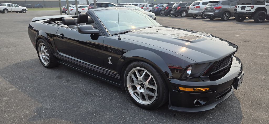 Black 2007 Ford Mustang Shelby GT500 Convertible Rear-Wheel Drive 6-Speed Manual