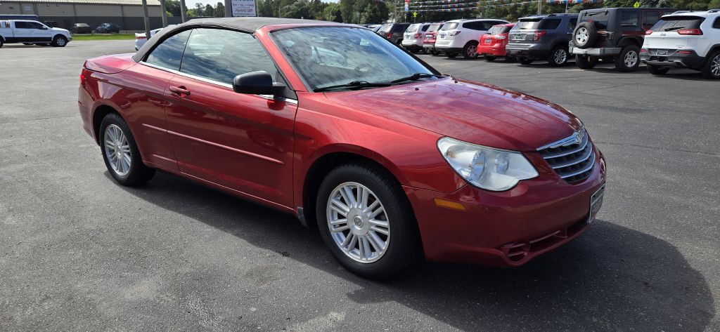 Red 2008 Chrysler Sebring Convertible Front-Wheel Drive Automatic