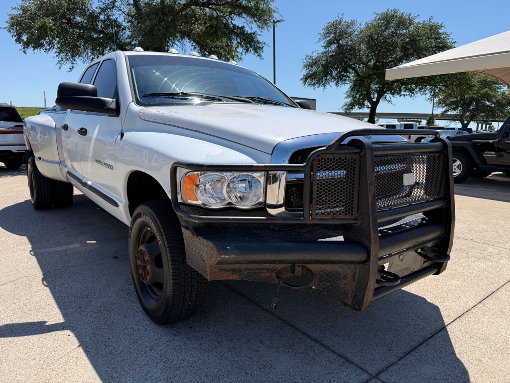 White 2003 Dodge RAM 3500 Pickup Truck Four-Wheel Drive Automatic