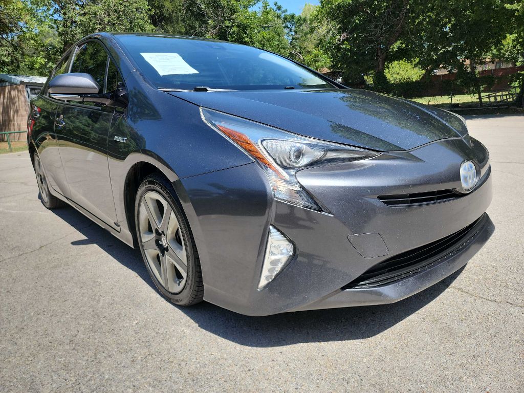 Gray 2016 Toyota Prius Hatchback Front-Wheel Drive Continuously Variable Transmission