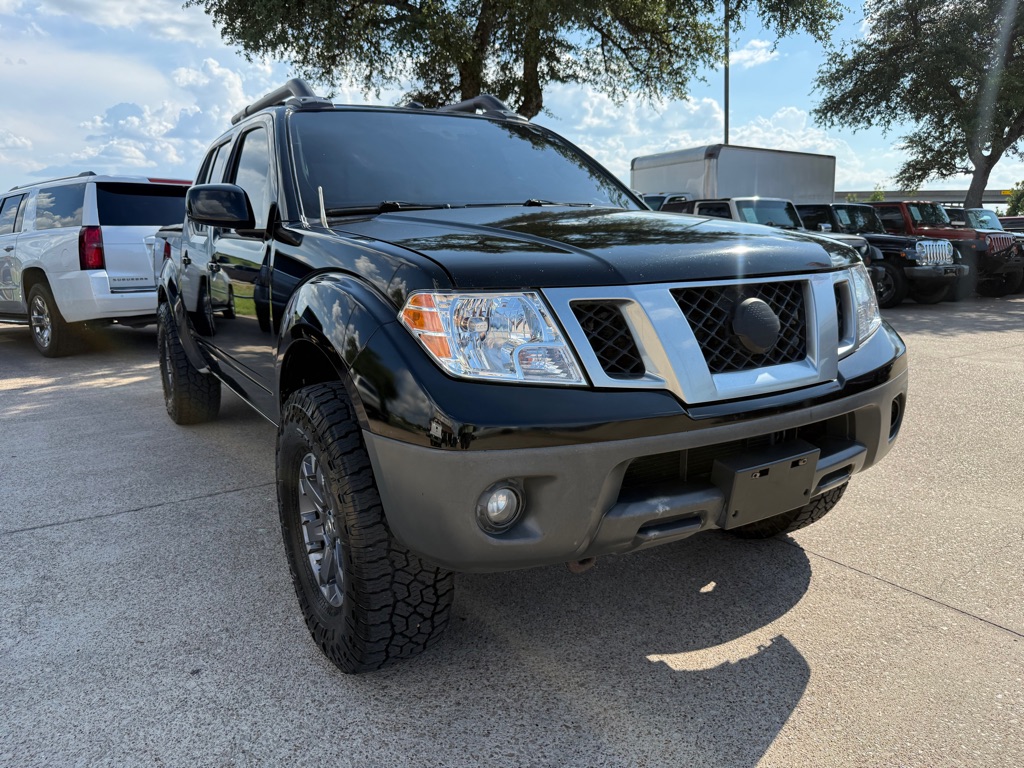 Black 2015 Nissan Frontier Pickup Truck Four-Wheel Drive Automatic