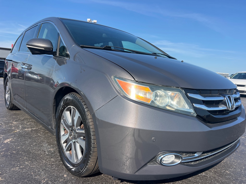 Gray 2015 Honda Odyssey Minivan Front-Wheel Drive Automatic