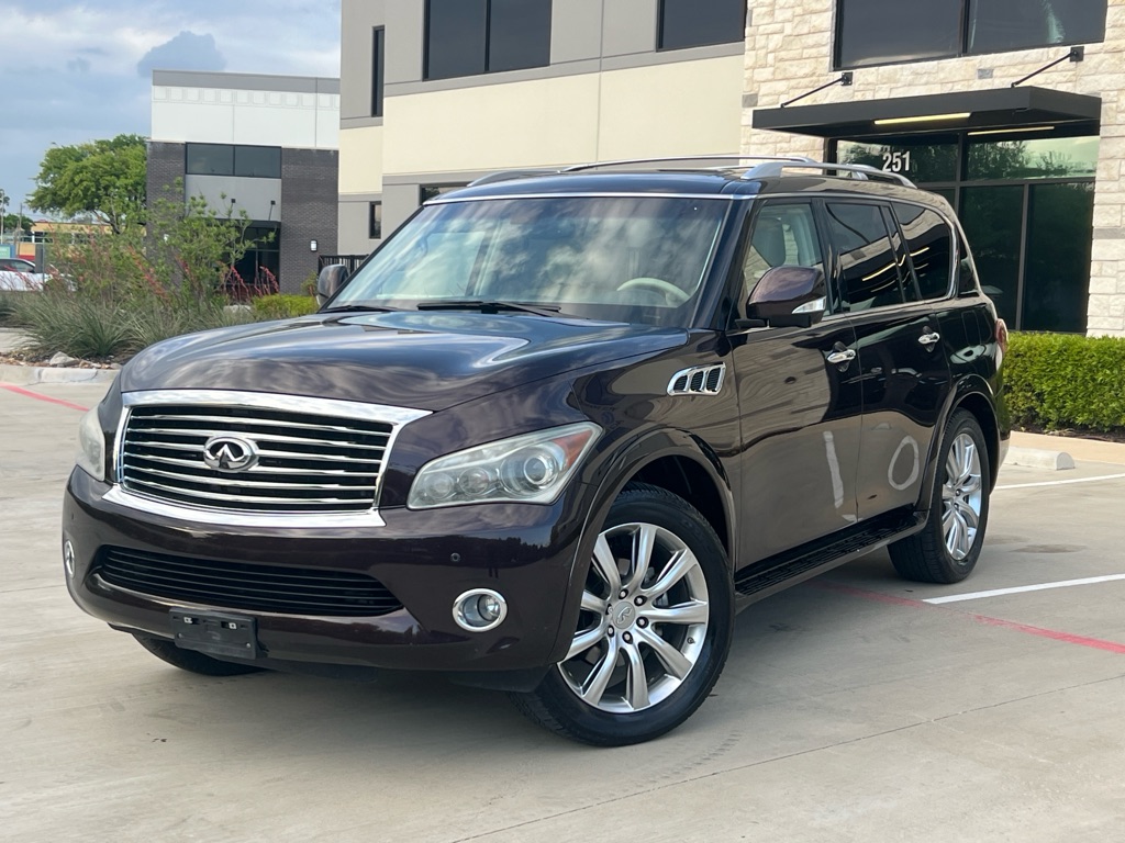 Red (MAROON) 2013 INFINITI QX56 2013.5 4WD SUV / Crossover Four-Wheel Drive Automatic
