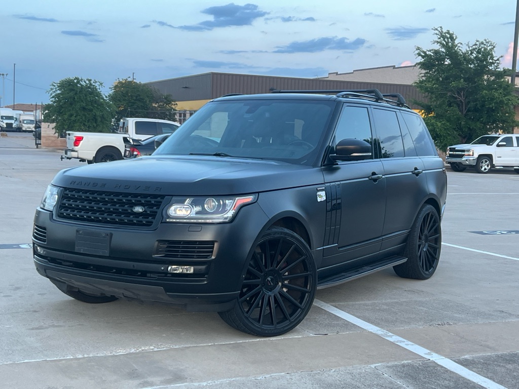 Silver 2015 Land Rover Range Rover V8 Supercharged 4WD SUV / Crossover Four-Wheel Drive Automatic