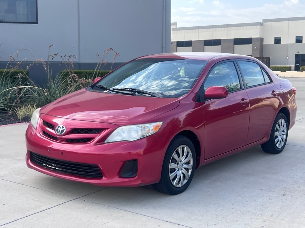 Red 2012 Toyota Corolla Sedan Front-Wheel Drive Automatic