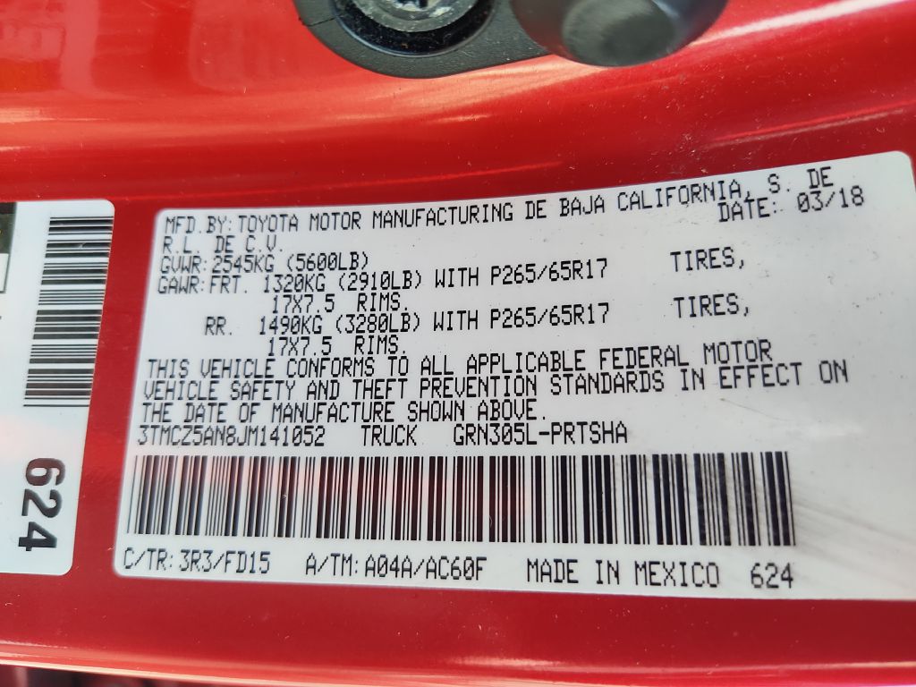 Photo 35 of this TOYOTA TACOMA TRD SPRT