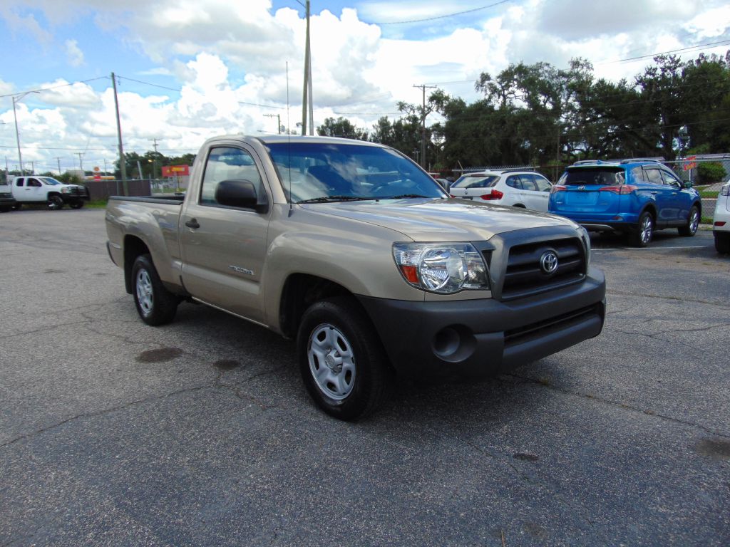 Gold 2006 Toyota Tacoma Pickup Truck Rear-Wheel Drive 5-Speed Manual