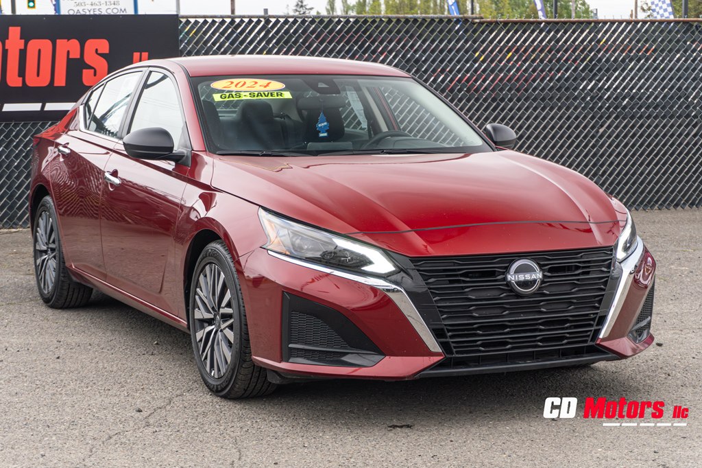 Red 2024 Nissan Altima 2.5 SV FWD Sedan Front-Wheel Drive Continuously Variable Transmission