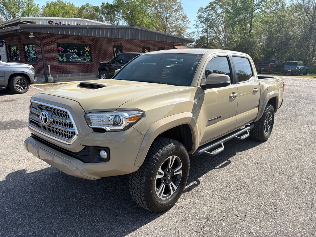 Brown (BEIGE) 2016 Toyota Tacoma Double Cab V6 TRD Sport Pickup Truck 4X2 6-Speed Automatic