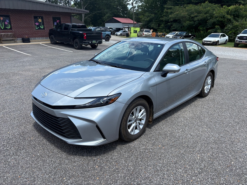 Silver 2025 Toyota Camry Sedan Front-Wheel Drive Continuously Variable Transmission