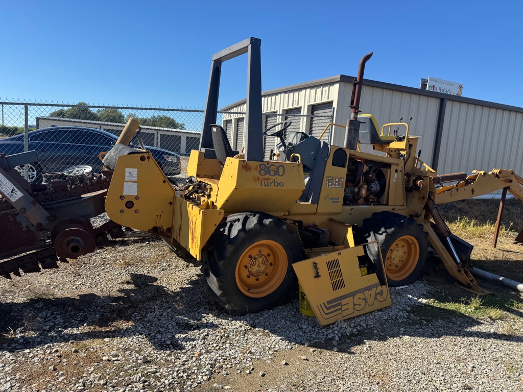 1989 CASE 860 T TRENCHER