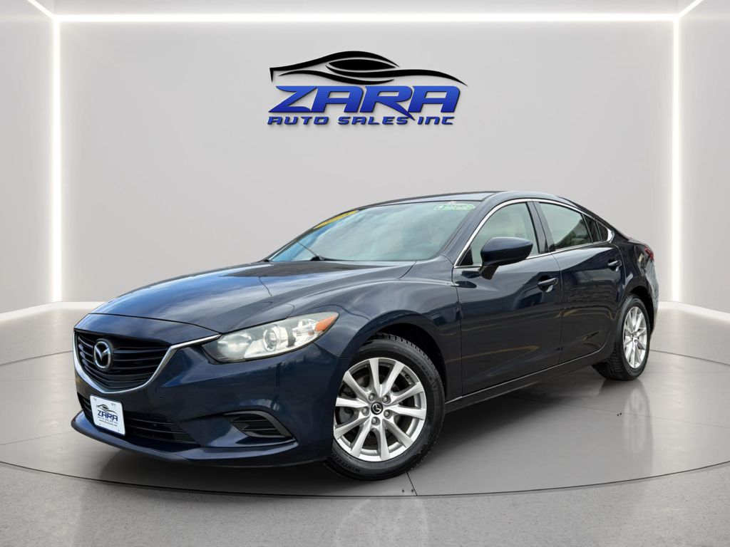 Blue 2016 Mazda MAZDA6 i Sport Sedan Front-Wheel Drive Automatic