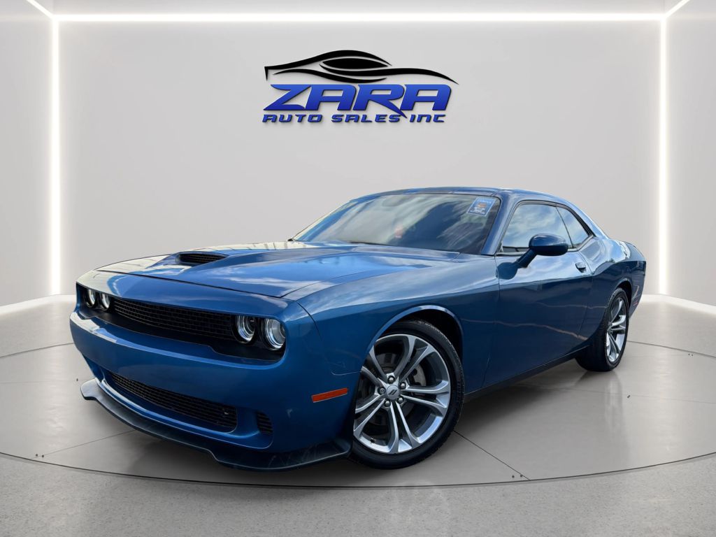 Blue 2021 Dodge Challenger GT RWD Coupe Rear-Wheel Drive Automatic