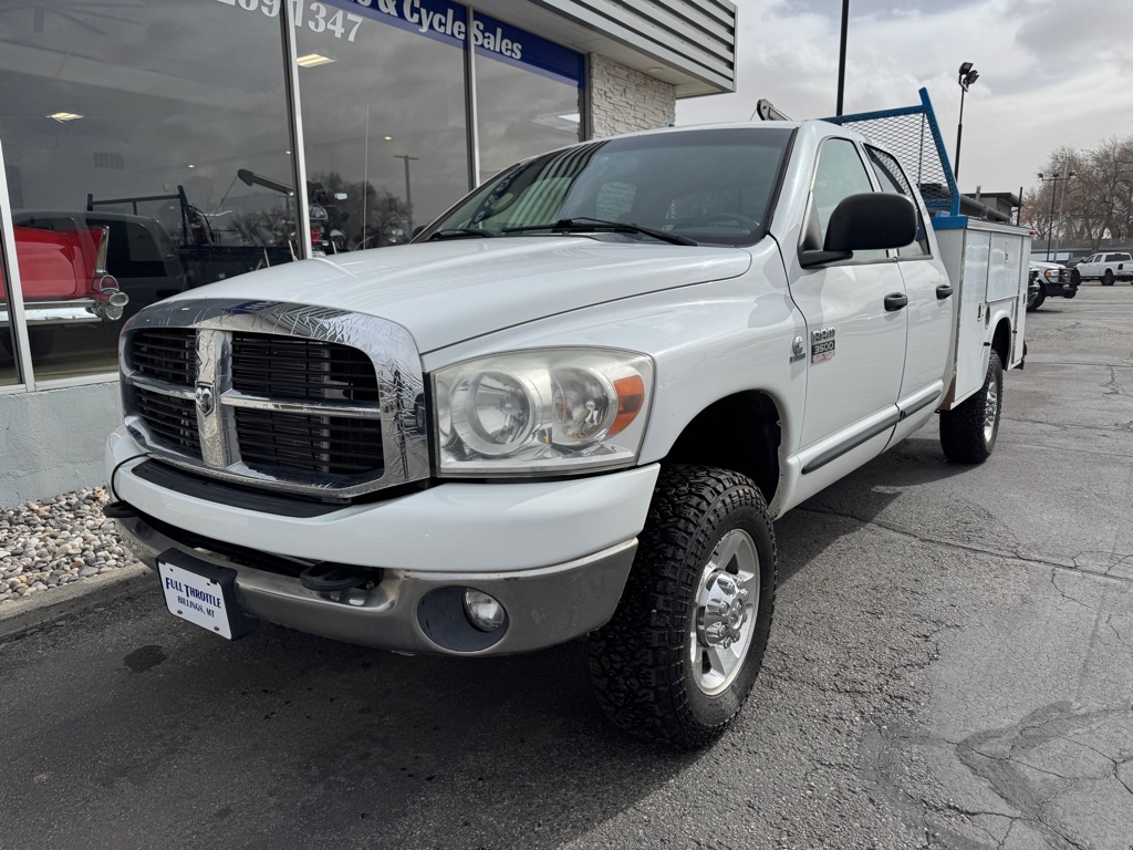 White 2007 Dodge RAM 3500 Pickup Truck Four-Wheel Drive Automatic