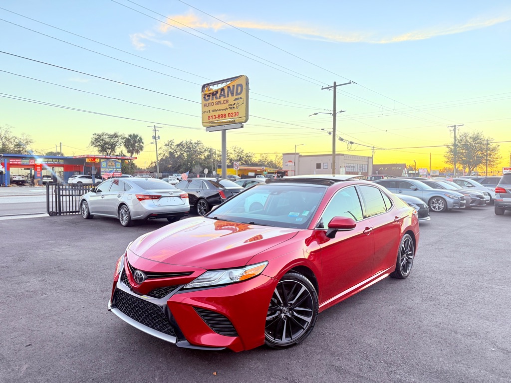Red 2020 Toyota Camry Sedan Front-Wheel Drive Automatic