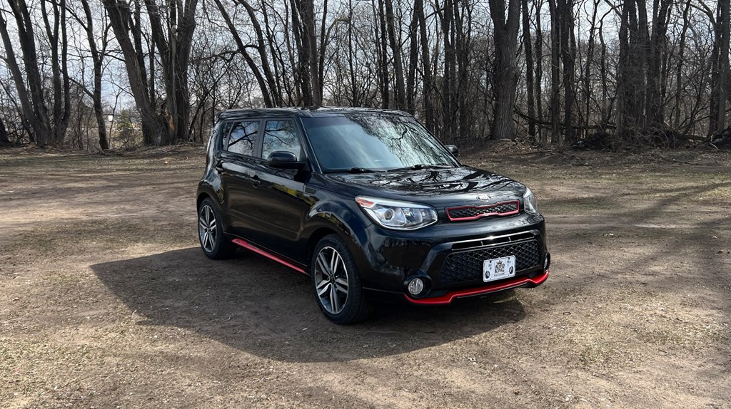 Black 2015 Kia Soul + Wagon Front-Wheel Drive Automatic