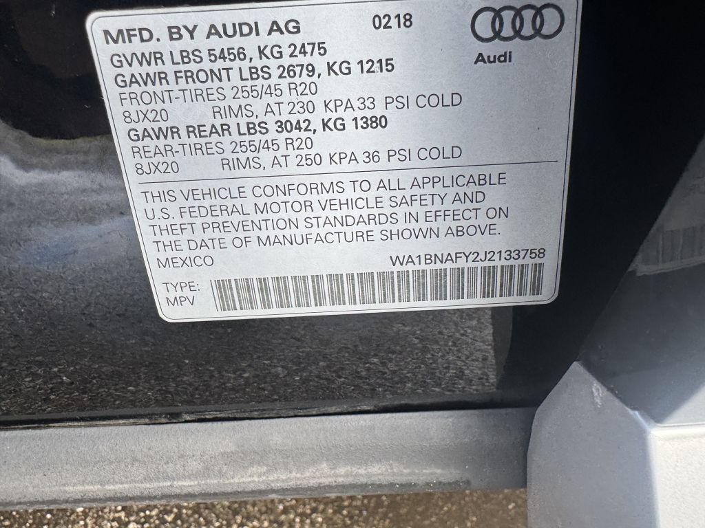 2018 Audi Q5 #8