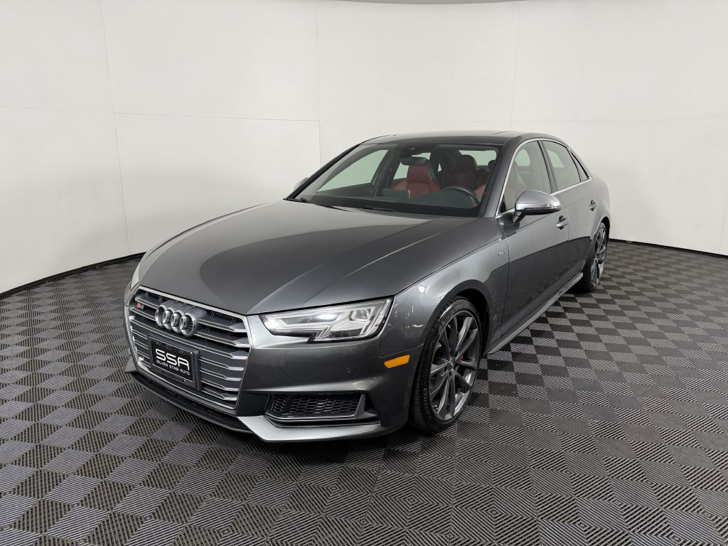 Gray 2018 Audi S4 3.0T quattro Premium Plus Sedan AWD Sedan All-Wheel Drive Automatic