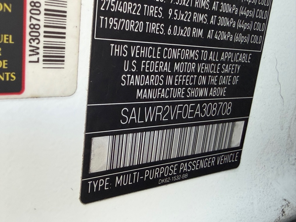 Photo 9 of this LAND ROVER RANGE ROVER SPO
