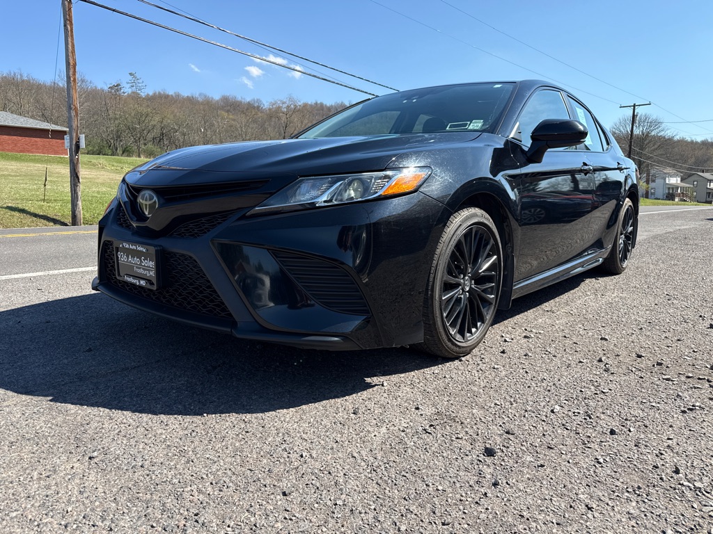 Black 2019 Toyota Camry LE FWD Sedan Front-Wheel Drive Automatic