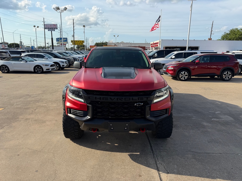 Red 2022 Chevrolet Colorado Pickup Truck Four-Wheel Drive Automatic