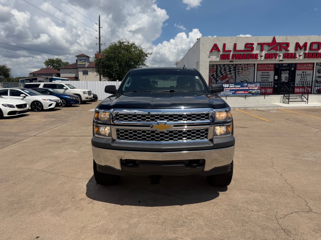 Black 2015 Chevrolet Silverado 1500 Pickup Truck Four-Wheel Drive Automatic