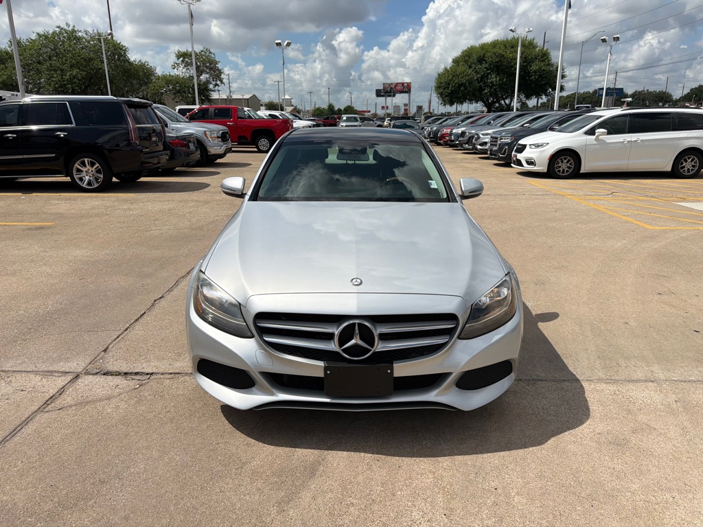 Silver 2017 Mercedes-Benz C-Class Sedan Rear-Wheel Drive Automatic