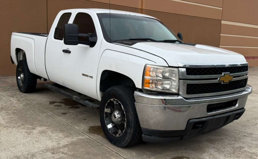 White 2012 Chevrolet Silverado 3500HD Pickup Truck 4X2 Automatic