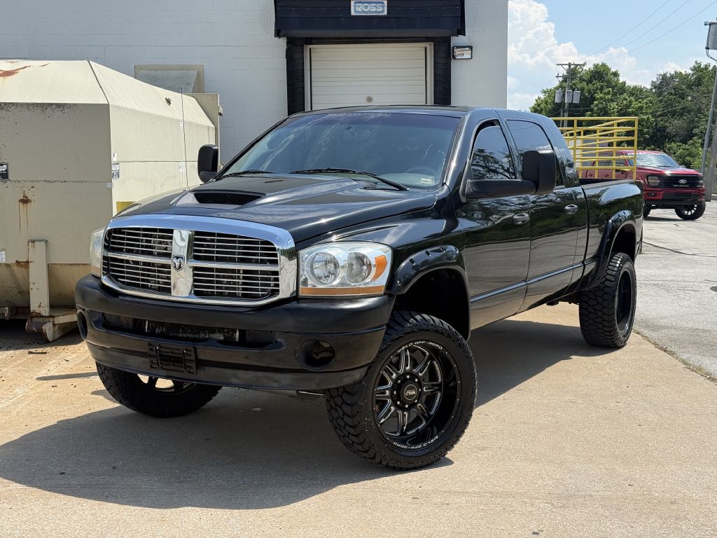 Black 2008 Dodge RAM 3500 Laramie Mega Cab 4WD Pickup Truck Four-Wheel Drive 6-Speed Automatic