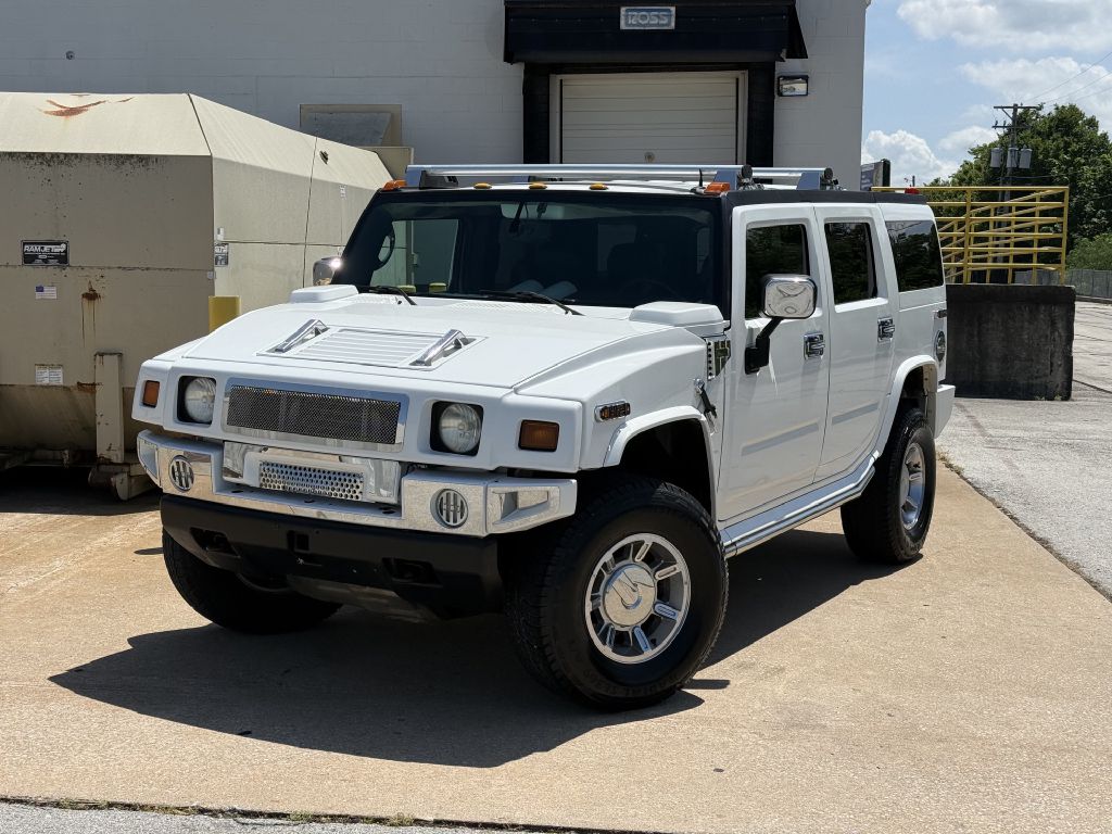 White 2004 Hummer H2 SUV / Crossover Four-Wheel Drive 4-Speed Automatic