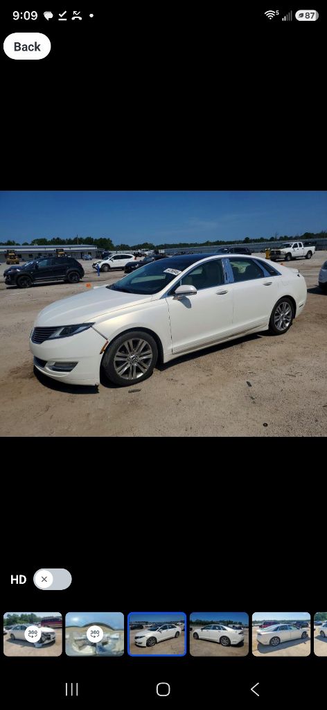 2013 LINCOLN MKZ
