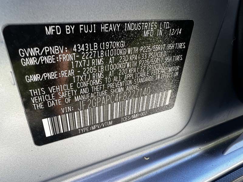 Photo 10 of this SUBARU XV CROSSTREK
