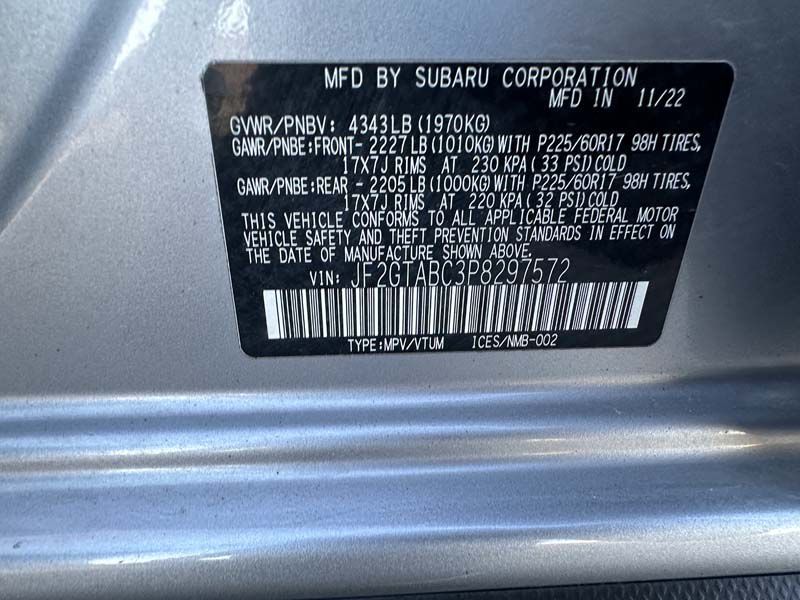 Photo 17 of this SUBARU CROSSTREK